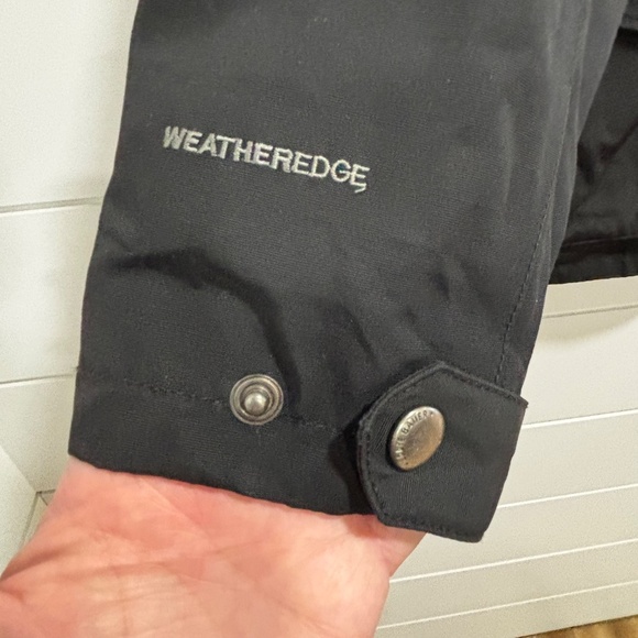 Women's Eddie Bauer WeatherEdge hooded black jacket cinch waist size XL - Picture 3 of 16